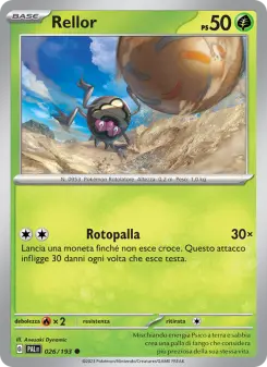 Rellor, Evoluzioni a Paldea No. 026 Normal