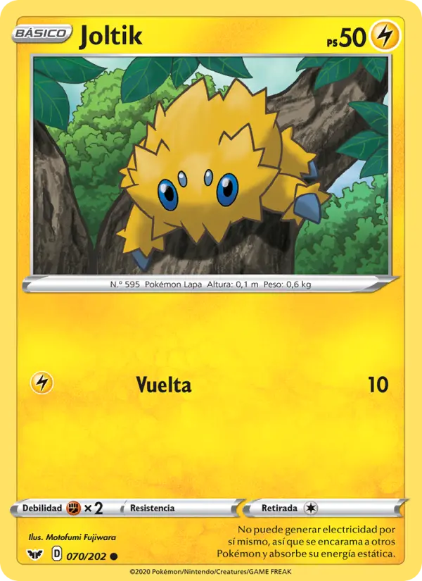 Joltik, Espada y Escudo No. 70