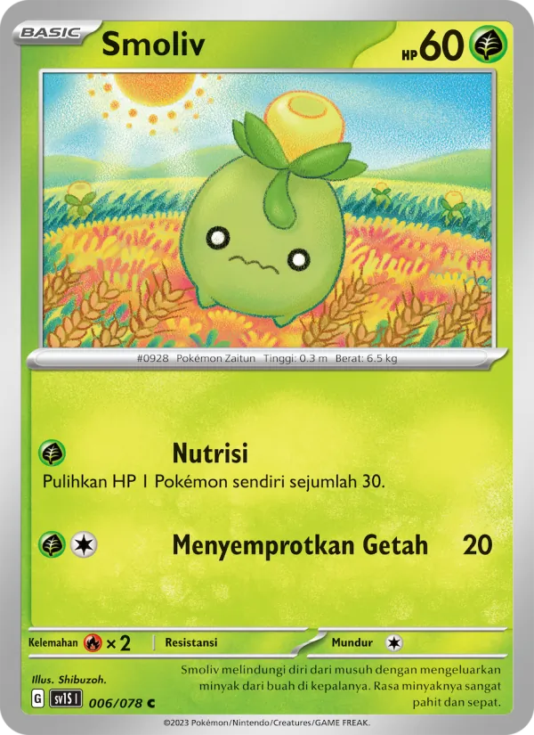 Smoliv, Scarlet ex No. 006