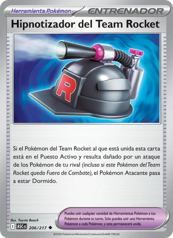 Hipnotizador del Team Rocket, Héroes Ascendentes Nº 206