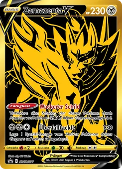 Zamazenta V, SCSC Promokarten Nº SWSH077 Holo