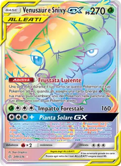 Venusaur e Snivy GX, Eclissi Cosmica No. 249 Normal