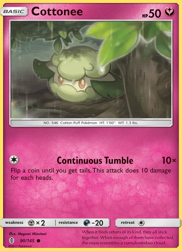 Cottonee, Guardians Rising Nº 90