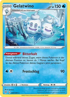 Gelatwino, Flammende Finsternis No. 47 Normal