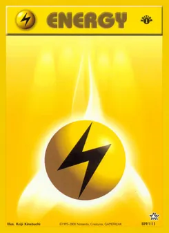 Lightning Energy, Neo Genesis No. 109 Normal