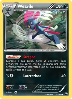 Weavile, Vapori Accesi Nº 61 Normal