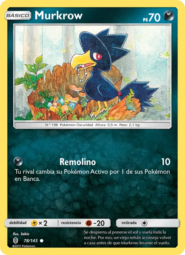 Murkrow, Albor de Guadianes Nº 78