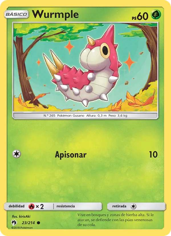 Wurmple, Truenos Perdidos No. 23