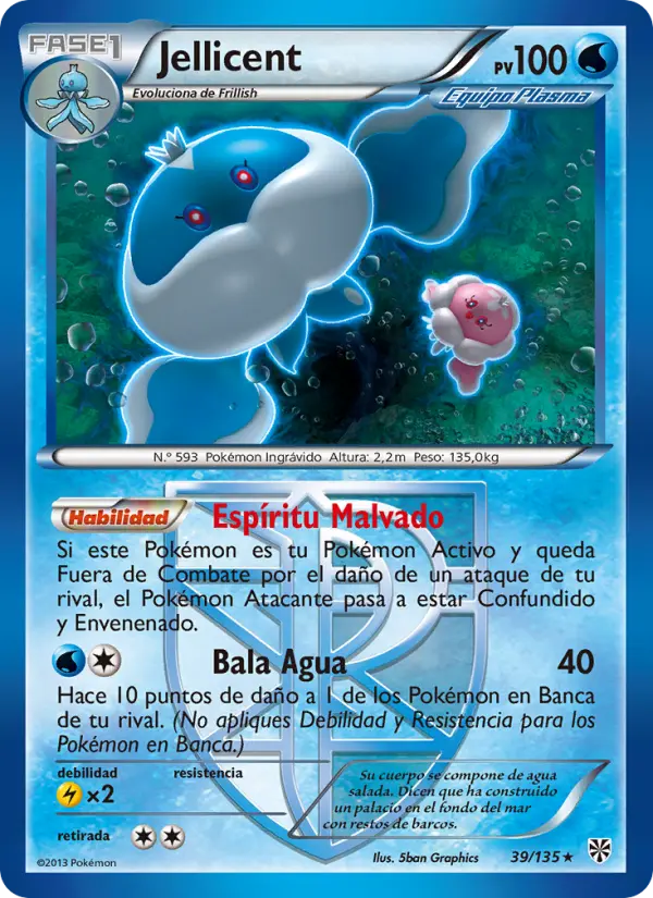 Jellicent, Tormenta Plasma No. 39