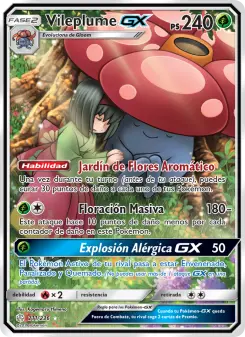 Vileplume GX, Eclipse Cósmico No. 211 Normal