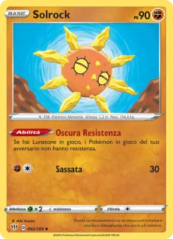 Solrock, Fiamme Oscure No. 92 Normal