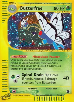 Butterfree, Expedition Base Set No. 5