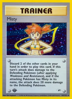 Misty, Gym Heroes Nº 18 Holo