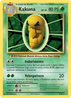 Kakuna, Evoluzioni No. 6 Normal