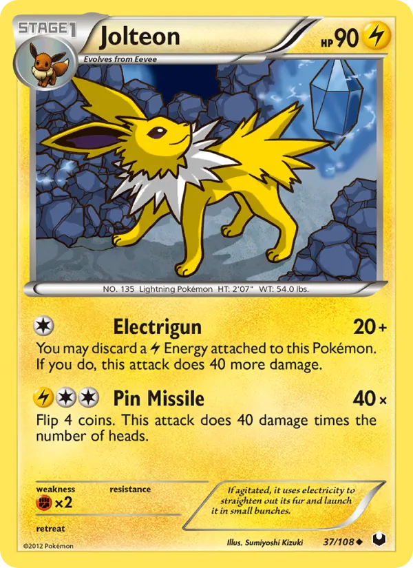 Jolteon, Dark Explorers Nº 37
