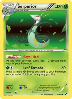 Serperior, Black & White No. 6