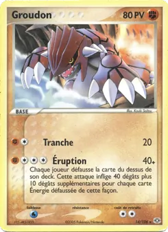 Groudon, EX Émeraude Nº 14 Normal