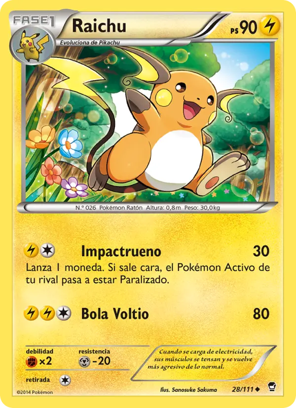Raichu, Puños Furiosos Nº 28