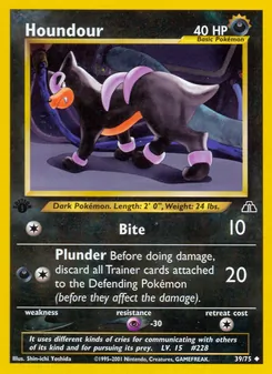 Houndour, Neo Discovery Nº 39