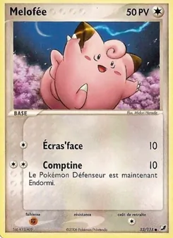 Melofée, EX Forces Cachées Nº 53 Normal