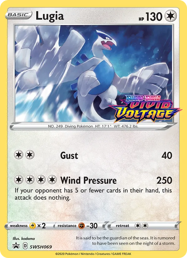 Lugia, SWSH Black Star Promos Nº SWSH069