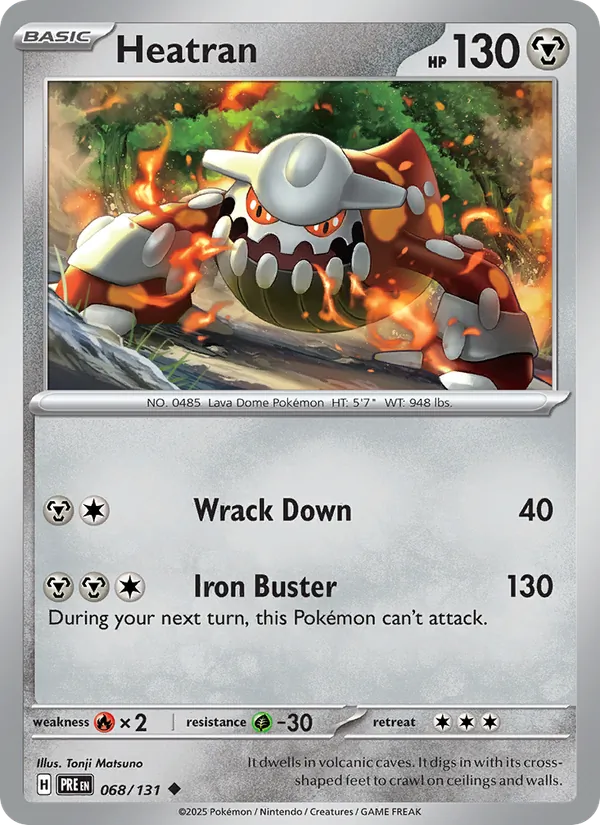 Heatran, Prismatic Evolutions Nº 068