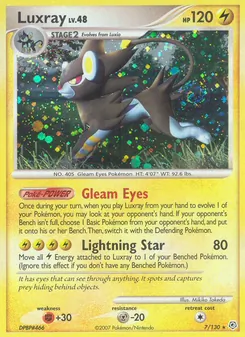 Luxray, Diamond & Pearl No. 7