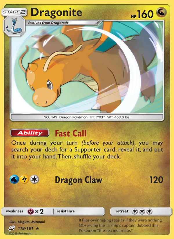 Dragonite, Team Up No. 119
