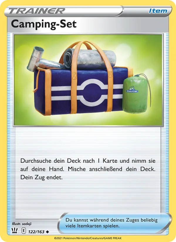 Camping-Set, Kampfstile Nº 122