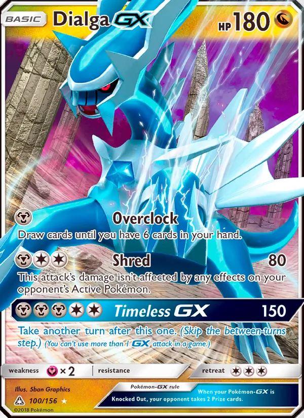 Dialga GX, Ultra Prism No. 100