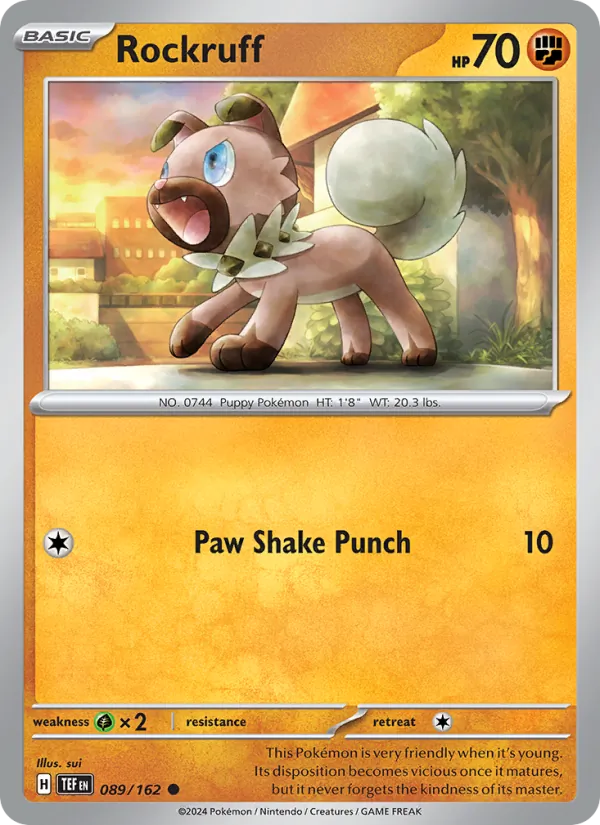Rockruff, Temporal Forces No. 089