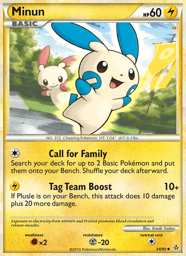 Minun, Unleashed No. 34