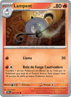 Lampent, Llamas Obsidianas No. 037 Normal