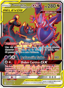 Naganadel y Guzzlord GX, Eclipse Cósmico No. 223 Normal