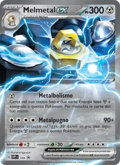 Melmetal-ex, SVP Black Star Promos Nº 104 Holo