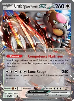 Ursaking Lune Vermeille-ex, SVP Black Star Promos Nº 177 Holo
