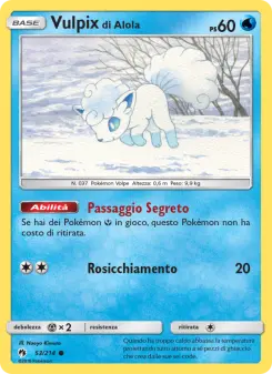 Vulpix di Alola, Tuoni Perduti No. 53 Normal