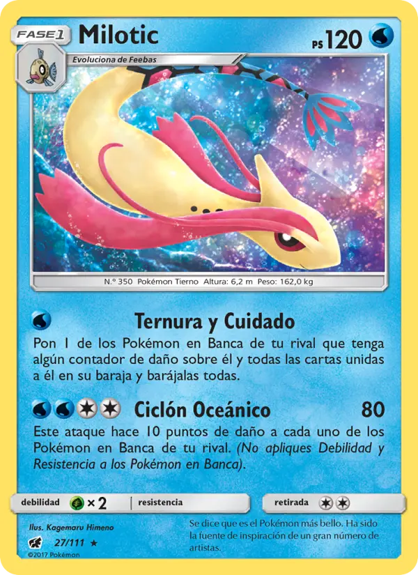 Milotic, Invasión Carmesí No. 27