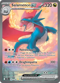 Salamence-ex, Avventure Insieme Nº 187 Holo