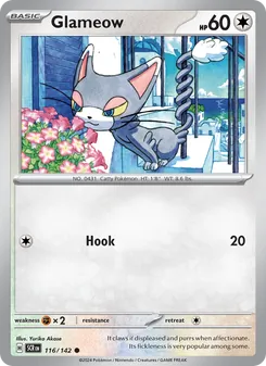 Glameow, Stellar Crown No. 116 Normal