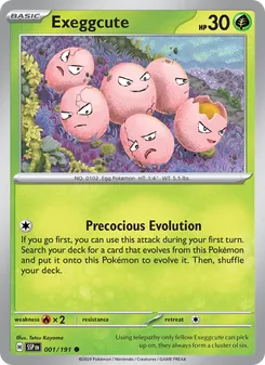 Exeggcute, Surging Sparks No. 001