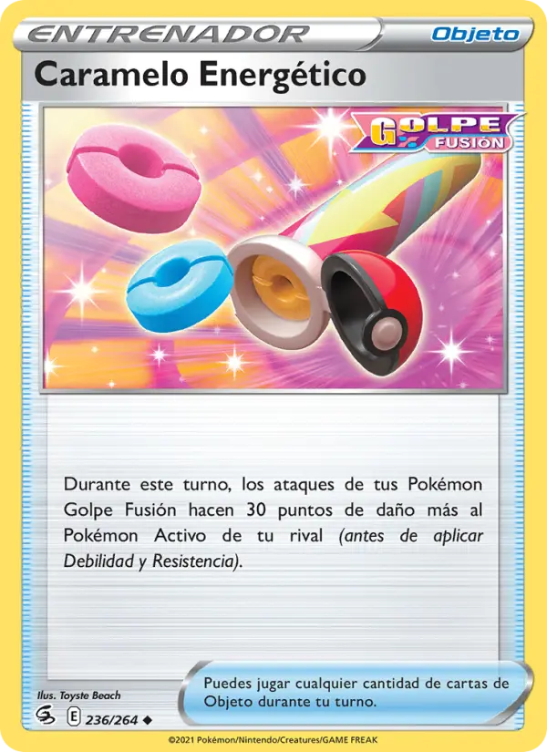 Caramelo Energético, Golpe Fusión No. 236