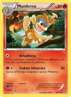Monferno, Uragano Plasma No. 16 Normal
