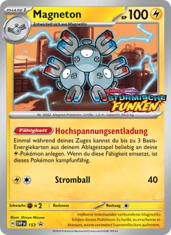 Magneton, SVP Black Star Promos No. 153 Holo