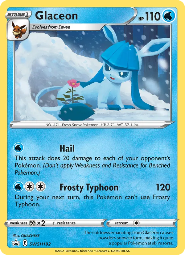 Glaceon, SWSH Black Star Promos Nº SWSH192