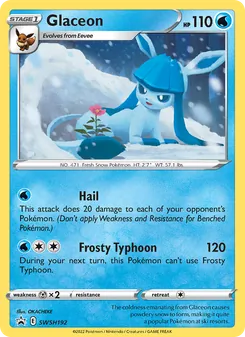 Glaceon, SWSH Black Star Promos No. SWSH192 Normal