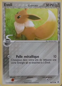 Evoli δ, EX Espèces Delta Nº 68 Normal