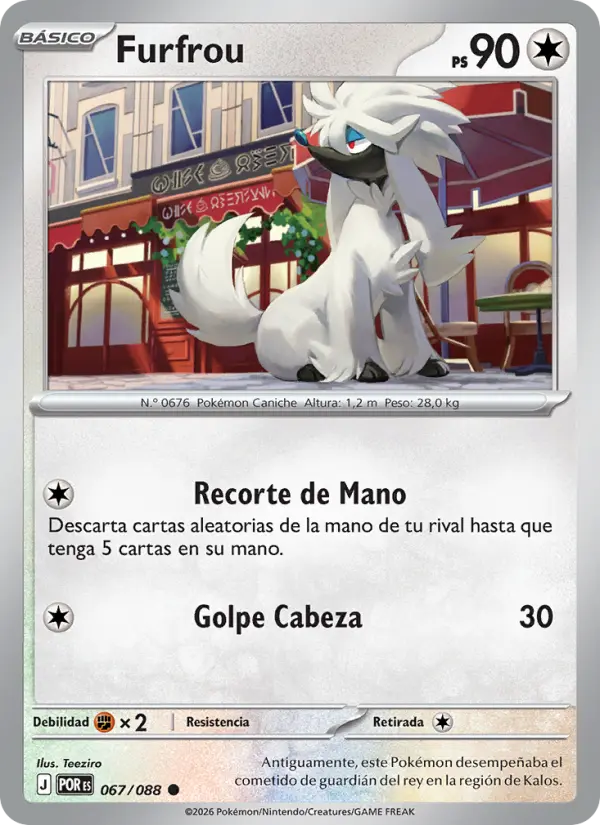 Furfrou, Equilibrio Perfecto Nº 067