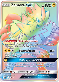 Zeraora GX, Echo des Donners No. 221 Normal