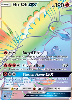 Ho-Oh GX, SM Black Star Promos No. SM80 Normal